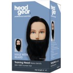 Head Gear Male Training Head with Beard